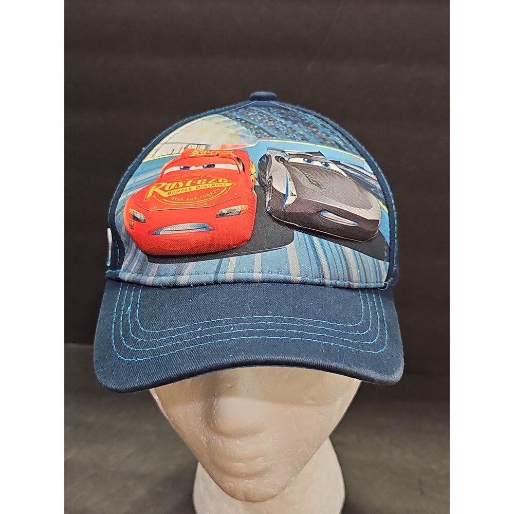 Disney Lightning McQueen Pixar kids Car Baseball Hat Cap Hat Youth
